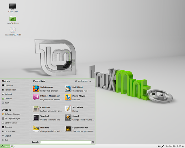 Distribuição Linux Mint Distribuição Linux Mint